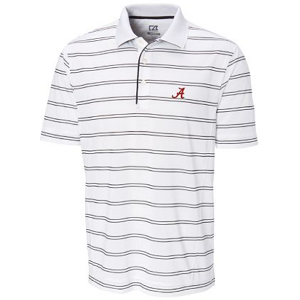Alabama Crimson Tide CB DryTec Hawthorne Stripe - White